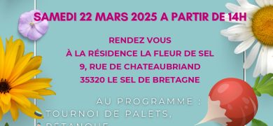 FÊTE DU PRINTEMPS <br> RÉSIDENCE LA FLEUR DE SEL <BR> LE SEL DE BRETAGNE